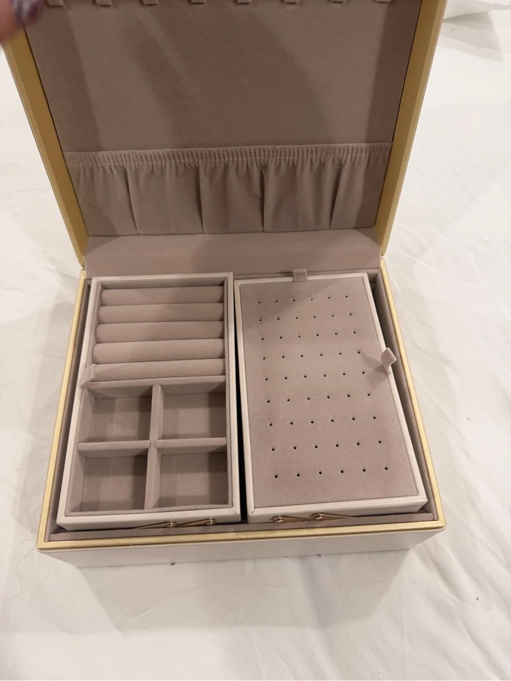 Luxury Quilted Jewelry Box